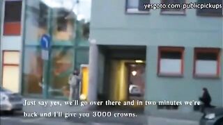 A friend led to a stranger and made a blowjob, just like in the woods