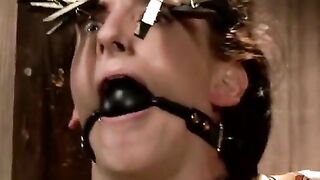 The poor girl was tied up and made fun of her