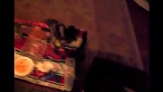 Girl was drunk, she could not walk, so she lay in the trash