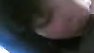 Carefully China broke her brother's cock in the mouth, a steamy act