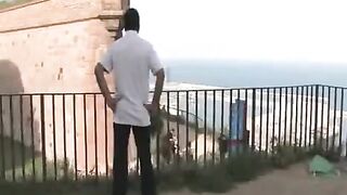 Group sex in public with a camera capturing every moment