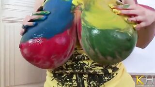 The artist gets up close with herself in a very personal way