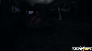 Busty brunette porn star Piceper finds a new man to fuck