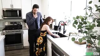 But is my pussy now in your jurisdiction? Kitchen sex adventure