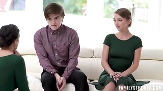 Stepmom shares holiday treat with her stepson and his girlfriend