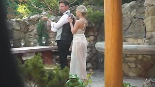 A pair of newlyweds just want to enjoy their honeymoon