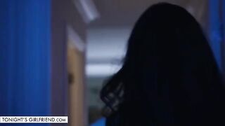 Suttin wears sexy lingerie to please her new fan