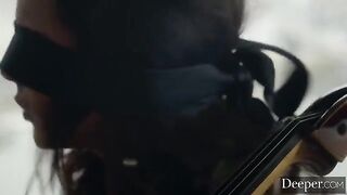 The boss fucks the secretary on the table in the office