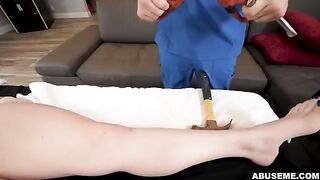 Nice woman has a rough sex with her boyfriend, she screams with pleasure