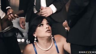 Formal Fuckfest: Mona's First Gangbang - nice woman in formal suit