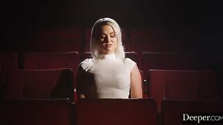 The show must go on even with a stiff cock