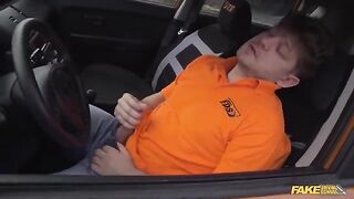 A little rage on the streets and then hard sex in the car