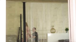 A hot couple has a threesome with another girl who loves them both