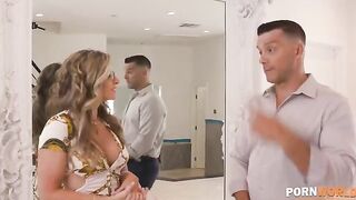 Blonde MILF Cory Chase gets her asshole gapped by a real estate agent