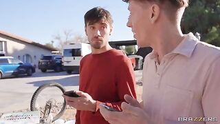 Day of Debauchery: Part 2 - Glasses sex on the street