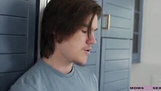 A mother left her son unattended and he started to engage with his stepmom