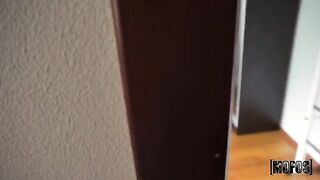 He spied on his roommate, but she caught him