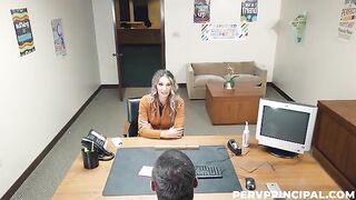 The boss fucked his secretary on the table in the office, it was awesome