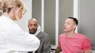 Two girls get fucked by a hot doctor