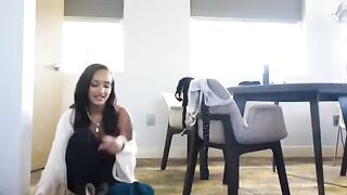 An angel sent to hell in a sexy bikini to seduce the devil