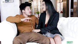 The girl next door is getting fucked by a cock today