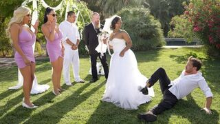 The bride fucked all the guys from her wedding party