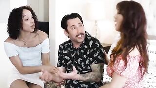 A man with a big cock is having fun with a lonely woman
