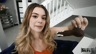 A man with a big dick fucked pretty baby Molly Little hard