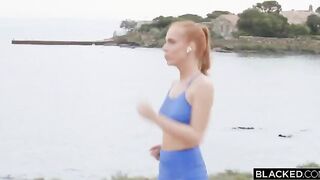 The winner of the pool party got a prize for courage