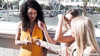 A group of sexy girls are playing cards and stripping - IkaSmokS