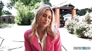 The man worked hard and fucked his blonde in a passionate doggystyle