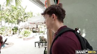 The main character was measured for his penis by a stepmother in a steamy scene
