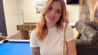 I played billiards with a guy and he fucked me hard in the end