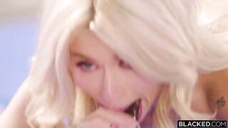 When the bliss went crazy with a huge black cock