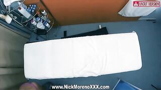Horny masseur fucks 19-year-old girl after oiling her body