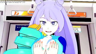 Deku fucks Nejire Hado in an intense 3D hentai scene from My Hero Academia