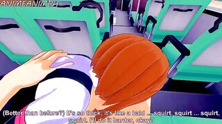 Deku fucks Ochaco in an uncensored 3D hentai scene from My Hero Academia