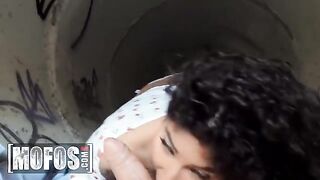 The hot girl Venus Afrodita fucks with a guy for money