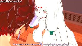 The Spider Demon engages in an intense encounter with Tanjiro Kamado