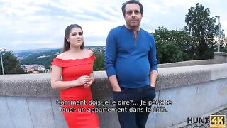 A girl with a nice ass gets fucked in public for money
