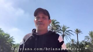 Briana Banderas gets fucked by a huge fan, showcasing her incredible 34D curves