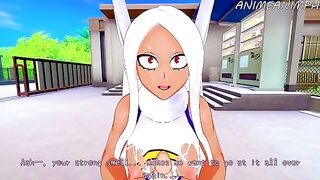 Mirko gets fucked hard by Deku in this steamy My Hero Academia hentai