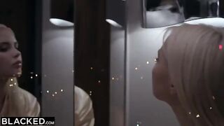 Ski bunny competition for the cock of Joss in intense BLACKED scene