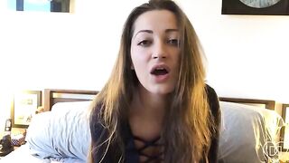 I watched a filthy porn movie and got cum on my face by Dani Daniels