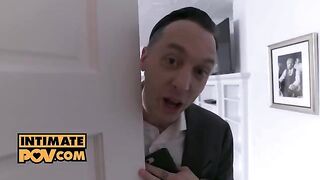 Hot bridesmaids are getting fucked on the wedding night in a foursome