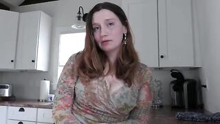 Pervert birthday boy gets his step mom's cock sucking cake