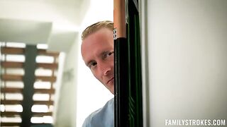 A girl was fucked while her husband did not suspect a thing
