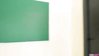The black fan was very passionate with his teacher in an intense encounter