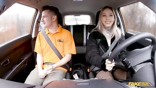 The man passed the exam after a blowjob in the car