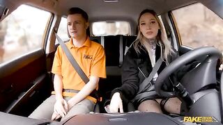 The man passed the exam after a blowjob in the car